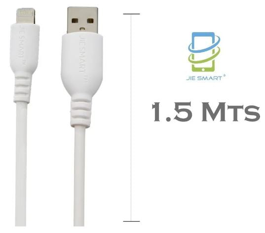 Cable USB Lightning de carga y datos 2.1A para iPhone | 1.5 metros